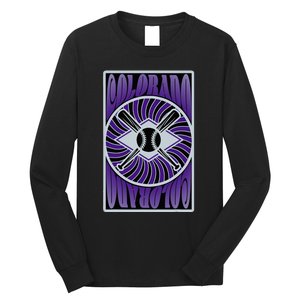 Colorado Baseball Hippie Long Sleeve Shirt