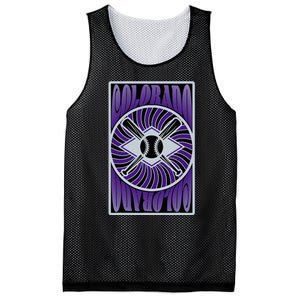 Colorado Baseball Hippie Mesh Reversible Basketball Jersey Tank