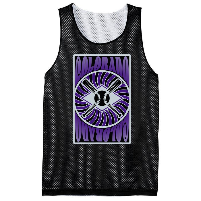 Colorado Baseball Hippie Mesh Reversible Basketball Jersey Tank