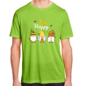 Cute Bee Happy Beekeeping Gnome Beekeeper Apiarist Gift Adult ChromaSoft Performance T-Shirt