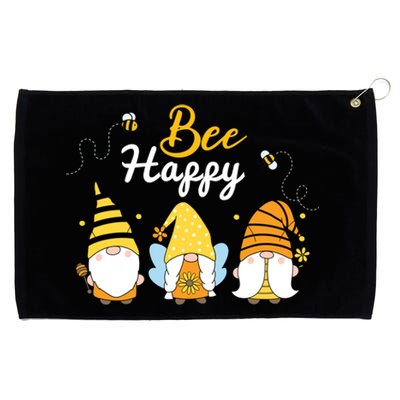 Cute Bee Happy Beekeeping Gnome Beekeeper Apiarist Gift Grommeted Golf Towel