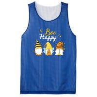 Cute Bee Happy Beekeeping Gnome Beekeeper Apiarist Gift Mesh Reversible Basketball Jersey Tank