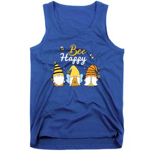 Cute Bee Happy Beekeeping Gnome Beekeeper Apiarist Gift Tank Top