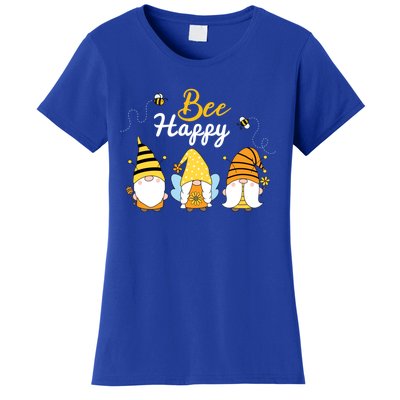 Cute Bee Happy Beekeeping Gnome Beekeeper Apiarist Gift Women's T-Shirt