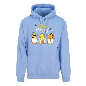 Cute Bee Happy Beekeeping Gnome Beekeeper Apiarist Gift Unisex Surf Hoodie