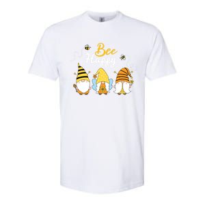 Cute Bee Happy Beekeeping Gnome Beekeeper Apiarist Gift Softstyle CVC T-Shirt