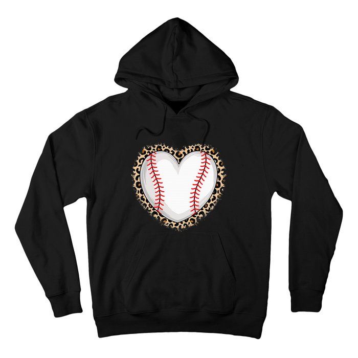 Cute Baseball Heart Baseball Lover Hoodie