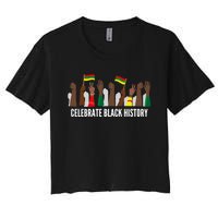 Celebrate Black History Month Women's Crop Top Tee