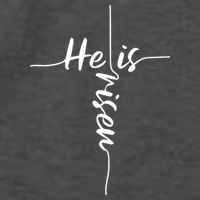 Christian Bible He Is Risen Easter Day Jesus Cross Religious Vector Backpack