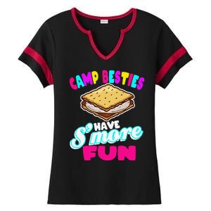 Camp Besties Have Smore Fun Ladies Halftime Notch Neck Tee