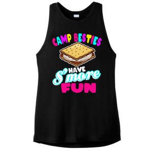 Camp Besties Have Smore Fun Ladies PosiCharge Tri-Blend Wicking Tank