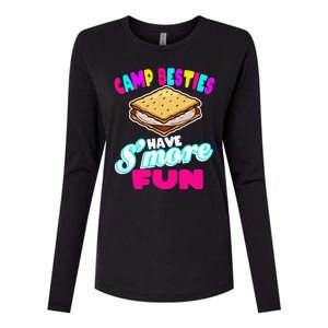 Camp Besties Have Smore Fun Womens Cotton Relaxed Long Sleeve T-Shirt