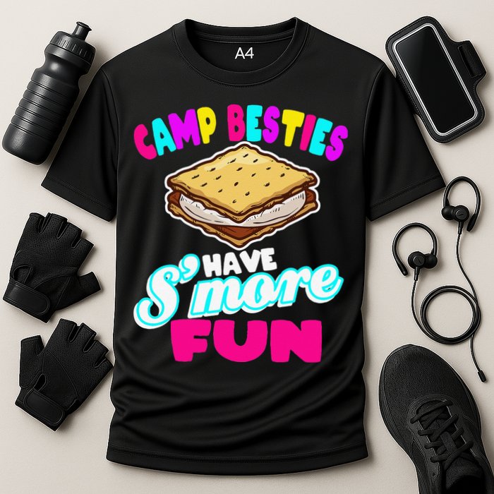 Camp Besties Have Smore Fun Cooling Performance Crew T-Shirt