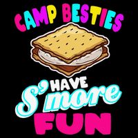 Camp Besties Have Smore Fun Flatbill Hat