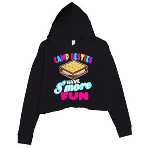 Camp Besties Have Smore Fun Crop Fleece Hoodie