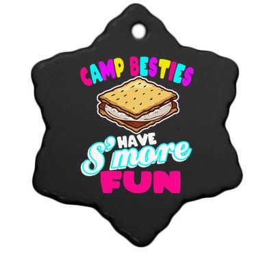 Camp Besties Have Smore Fun Ceramic Star Ornament