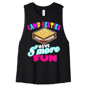 Camp Besties Have Smore Fun Women's Racerback Cropped Tank