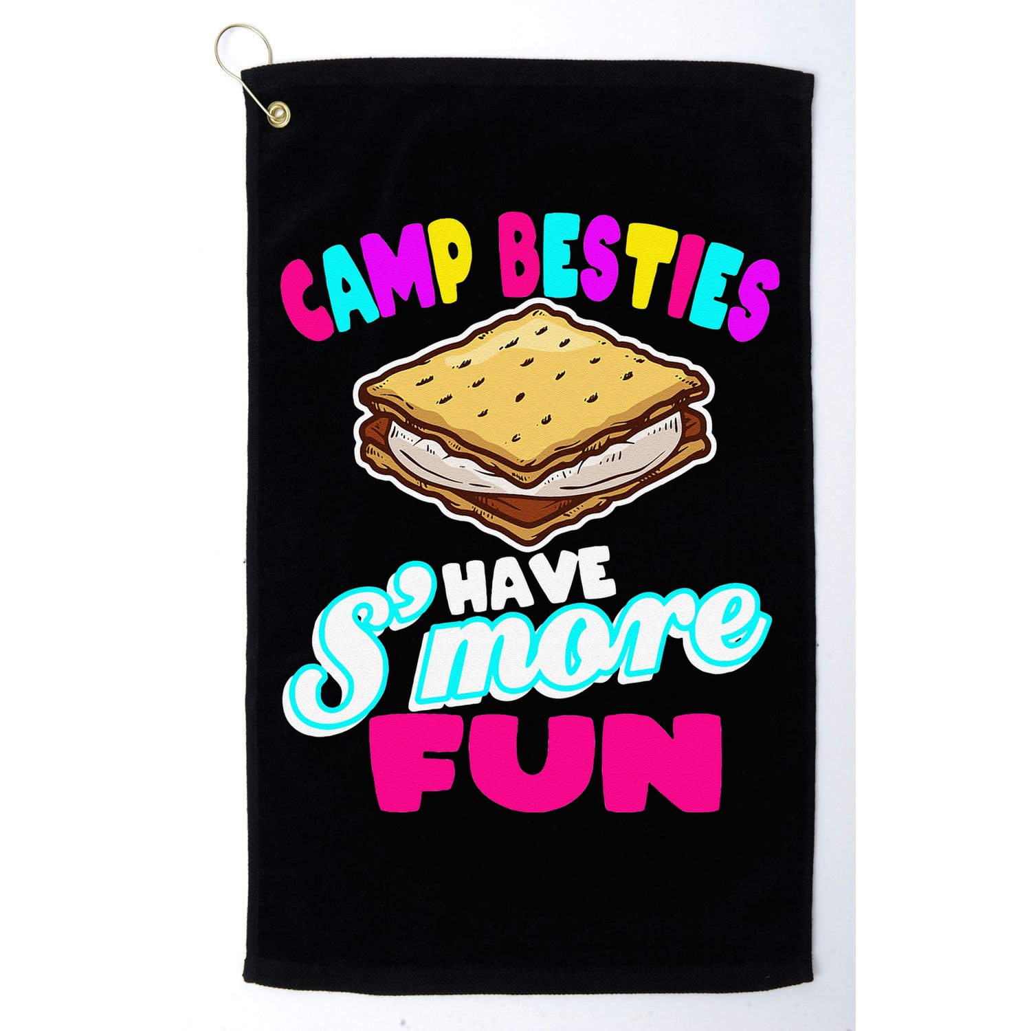 Camp Besties Have Smore Fun Golf Towel
