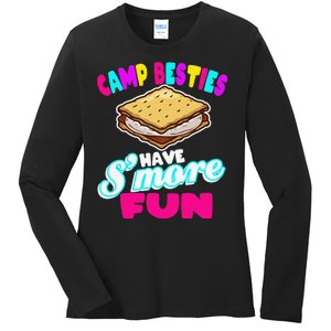 Camp Besties Have Smore Fun Ladies Long Sleeve Shirt