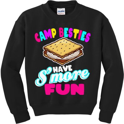 Camp Besties Have Smore Fun Kids Sweatshirt
