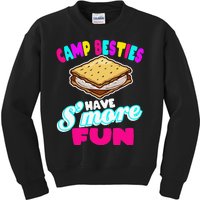 Camp Besties Have Smore Fun Kids Sweatshirt