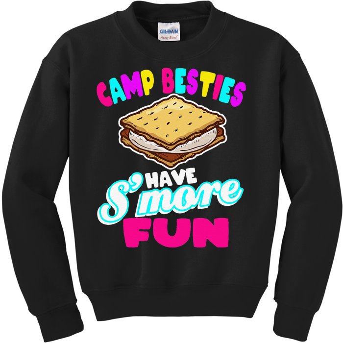 Camp Besties Have Smore Fun Kids Sweatshirt