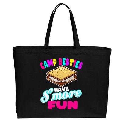 Camp Besties Have Smore Fun Cotton Canvas Jumbo Tote