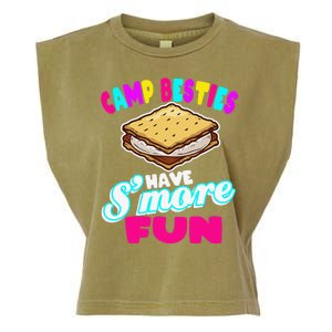 Camp Besties Have Smore Fun Garment-Dyed Women's Muscle Tee