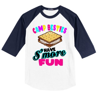 Camp Besties Have Smore Fun Baseball Sleeve Shirt