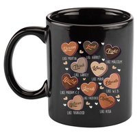 Celebrating Black History With Educated Leader Hearts 11oz C Handle Ceramic Mug