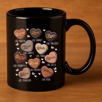 Celebrating Black History With Educated Leader Hearts 11oz C Handle Ceramic Mug