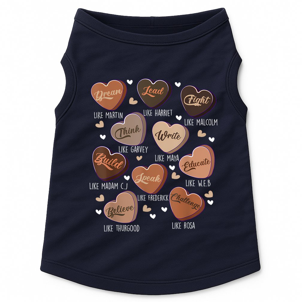 Celebrating Black History With Educated Leader Hearts Doggie Tank