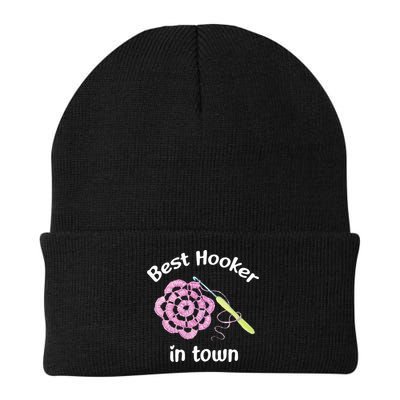 Crochet Best Hooker In Town Funny Yarn Beanie