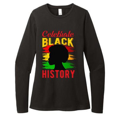 Celebrate Black History Juneteenth Black History Month Womens CVC Long Sleeve Shirt