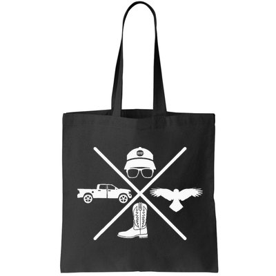 Crow Boots Hat and Truck Funny Hardy Family Bag