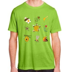 Cute Bee Hive Bee Combination Adult ChromaSoft Performance T-Shirt