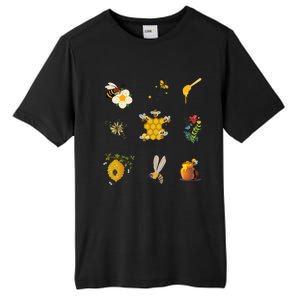 Cute Bee Hive Bee Combination Tall Fusion ChromaSoft Performance T-Shirt