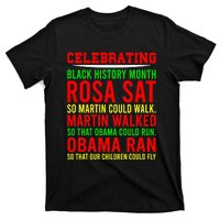 Celebrating Black History Month, Inspirational Power Leaders T-Shirt