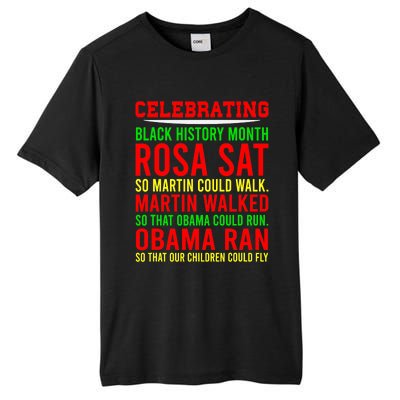 Celebrating Black History Month, Inspirational Power Leaders Tall Fusion ChromaSoft Performance T-Shirt