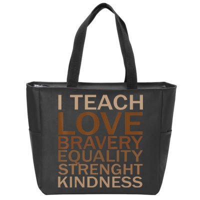 Celebrate Black History Month I Teach Black History Teacher Zip Tote Bag