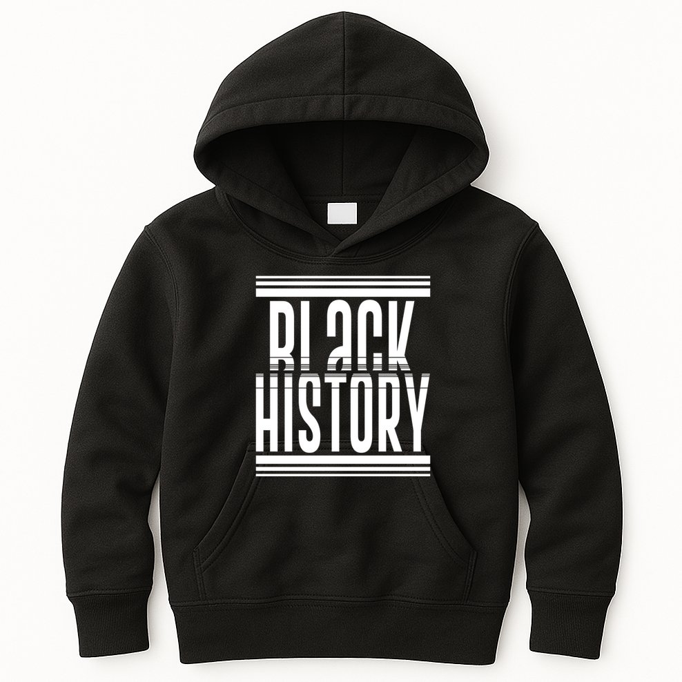 Celebrating Black History Kids Hoodie