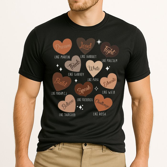 Celebrating Black History With Educated Leader Hearts Cooling Performance Crew T-Shirt