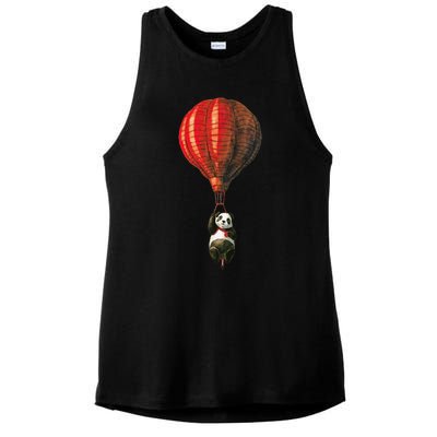 Coolest Bear Hanging Ladies PosiCharge Tri-Blend Wicking Tank