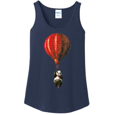 Coolest Bear Hanging Ladies Essential Tank