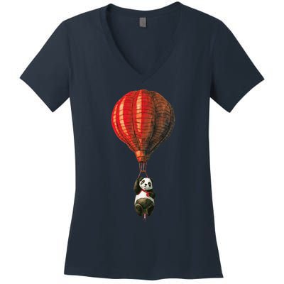 Coolest Bear Hanging Women's V-Neck T-Shirt