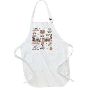 Celebrate Black History Month Melanin African American Full-Length Apron With Pockets