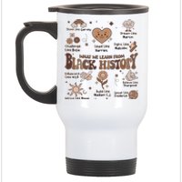 Celebrate Black History Month Melanin African American Stainless Steel Travel Mug