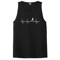 Classic Baseball Heartbeat Baseball Players And Fans PosiCharge Competitor Tank