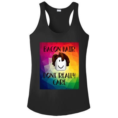 Colorful Bacon Hair Oof Head Design For Boy Video Gamers Ladies PosiCharge Competitor Racerback Tank