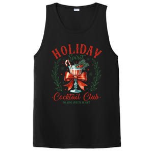 Coquette Bow Holiday Spirit Cocktail Club Christmas Party PosiCharge Competitor Tank